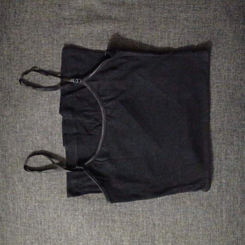 Black spaghetti strap tank (new w/o tags)